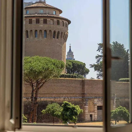 Vatican Pertusa Luxury 6 Rooms And Living King Apartment Vatican View *